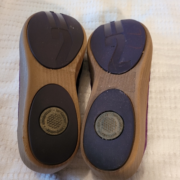FITFLOP PURPLE BALLERINA FLAT SHOE - Picture 12 of 13